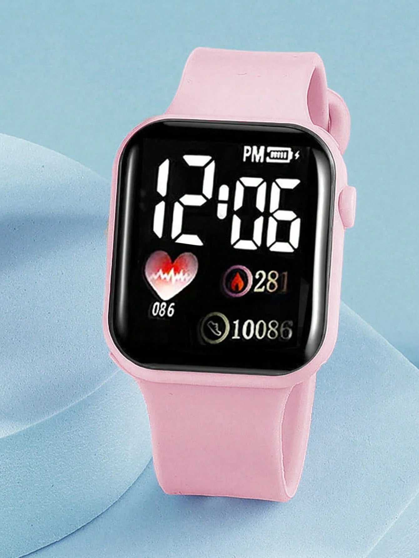 LED Electronic Watch And Butterfly Bracelet, Necklace, Ring, Earring Set, Suitable For School, Holiday, Party Gifts