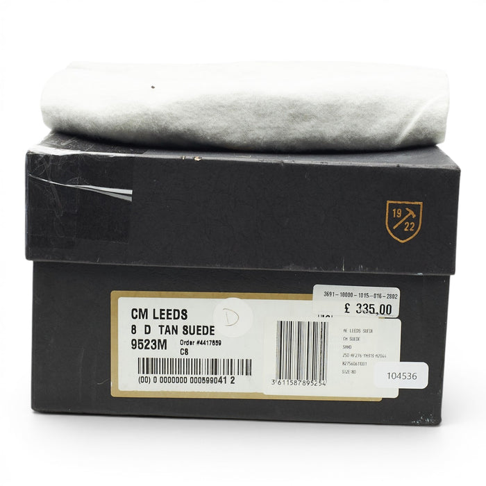 'Leeds' Beige Suede Derby UK 7 US 8 D