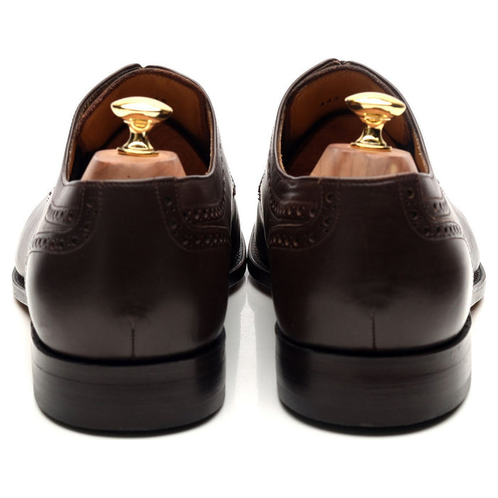 'Leo' Dark Brown Leather Derby UK 10 G