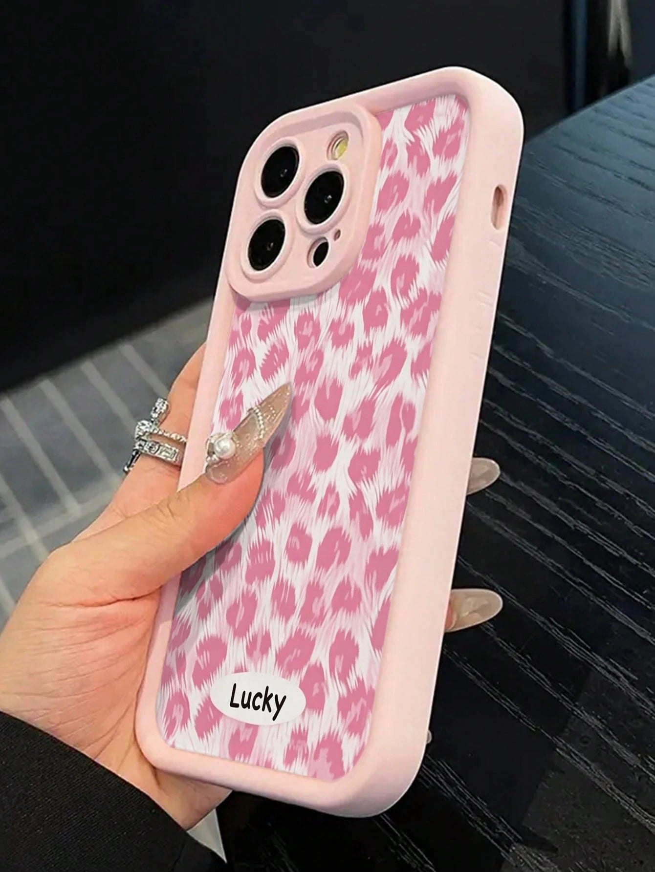 Leopard Print Painted Premium Grooved Skin-Feel Thick Anti-Drop Phone Case Protective Cover Compatible With Ip 17 Ip 17pro Ip 17promax Ip 16 Ip 16pro Ip 16promax IPhone15 IPhone14XR/7/8 Painted Compa