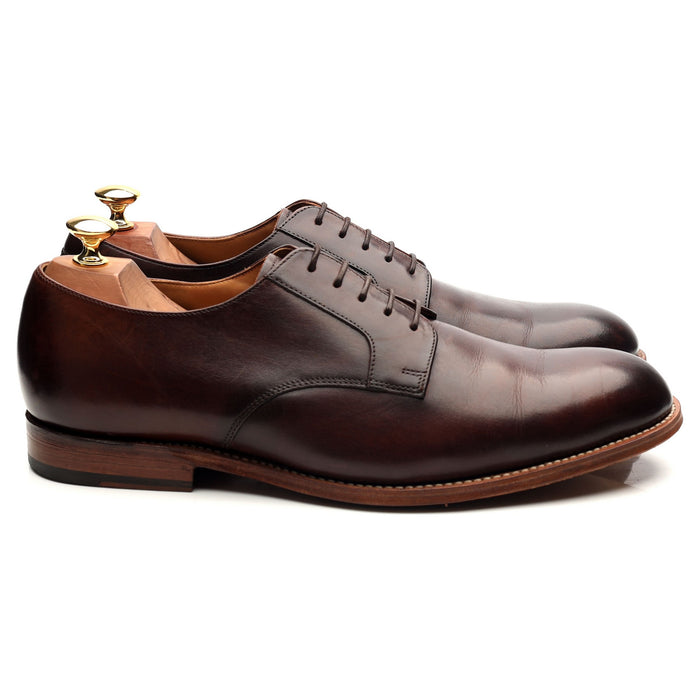 'Liam' Dark Brown Leather Derby UK 9 F
