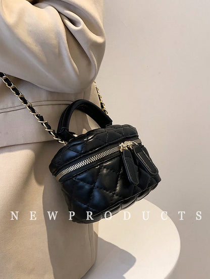 Lightweight Mini Bag, Quilted Bag, Crossbody Bag, Suitable For Girls, College Students And Office Ladies, Perfect For Office, Yellow