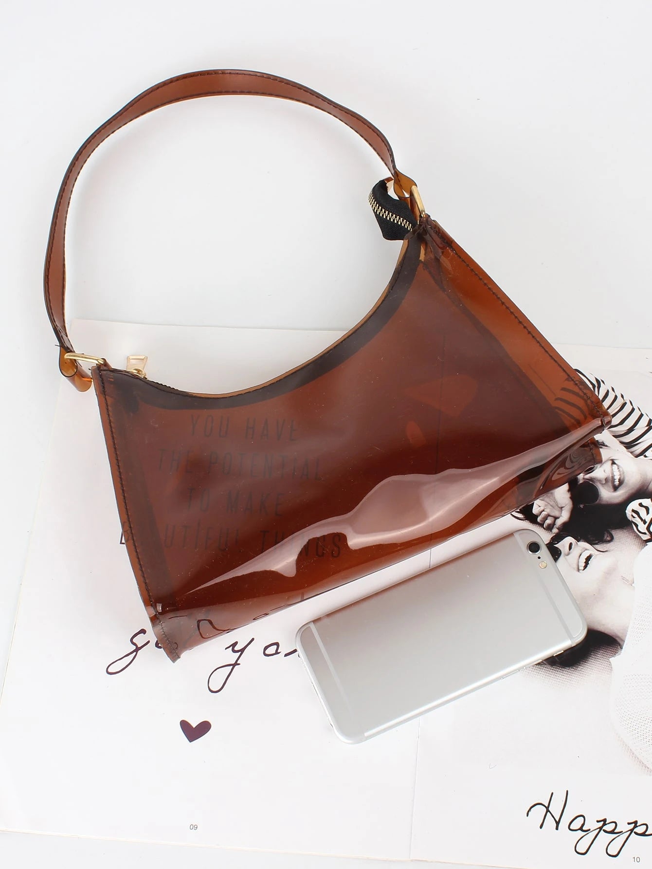 Lightweight,Business Casual Clear Shoulder Bag For Teen Girls Women College Students,Rookies & White-Collar Workers Perfect For Office,College,Work,Business,Commute,Outdoors, Travel, Outings, Waterpr