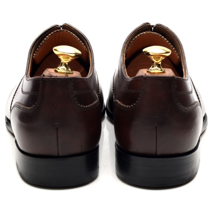 'Lincoln' Dark Brown Leather Oxford UK 8 FX