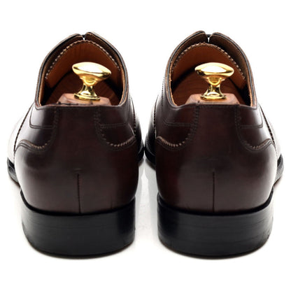 'Lincoln' Dark Brown Leather Oxford UK 8 FX