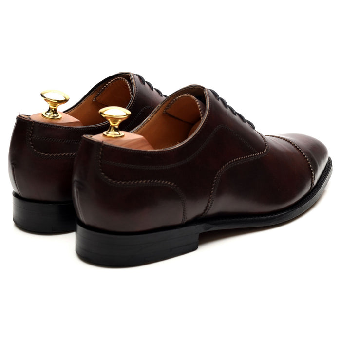 'Lincoln' Dark Brown Leather Oxford UK 8 FX