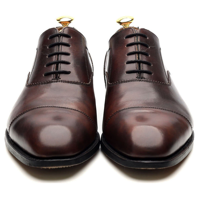 'Lincoln' Dark Brown Leather Oxford UK 8 FX