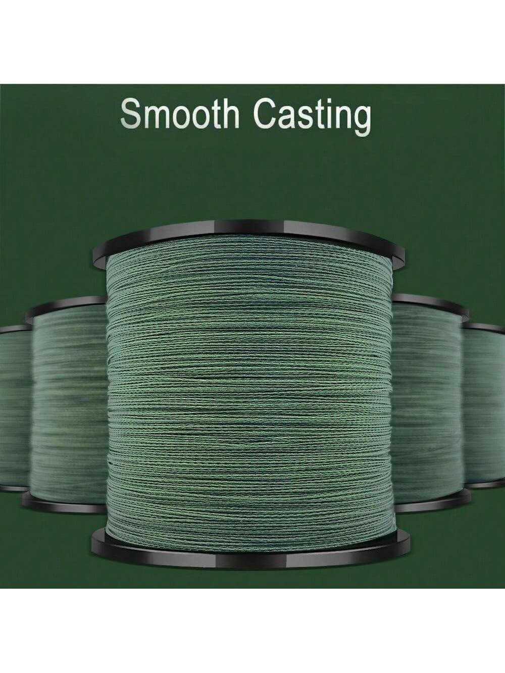 LineThink 328 Yards/300M 4-Strand Durable PE X4 Braided Fishing Line, 10-100 Lbs Tensile Strength, Smooth Casting, Super Tough, Abrasion Resistant, Suitable For Sea Fishing, Surf Fishing, Lure Fishing