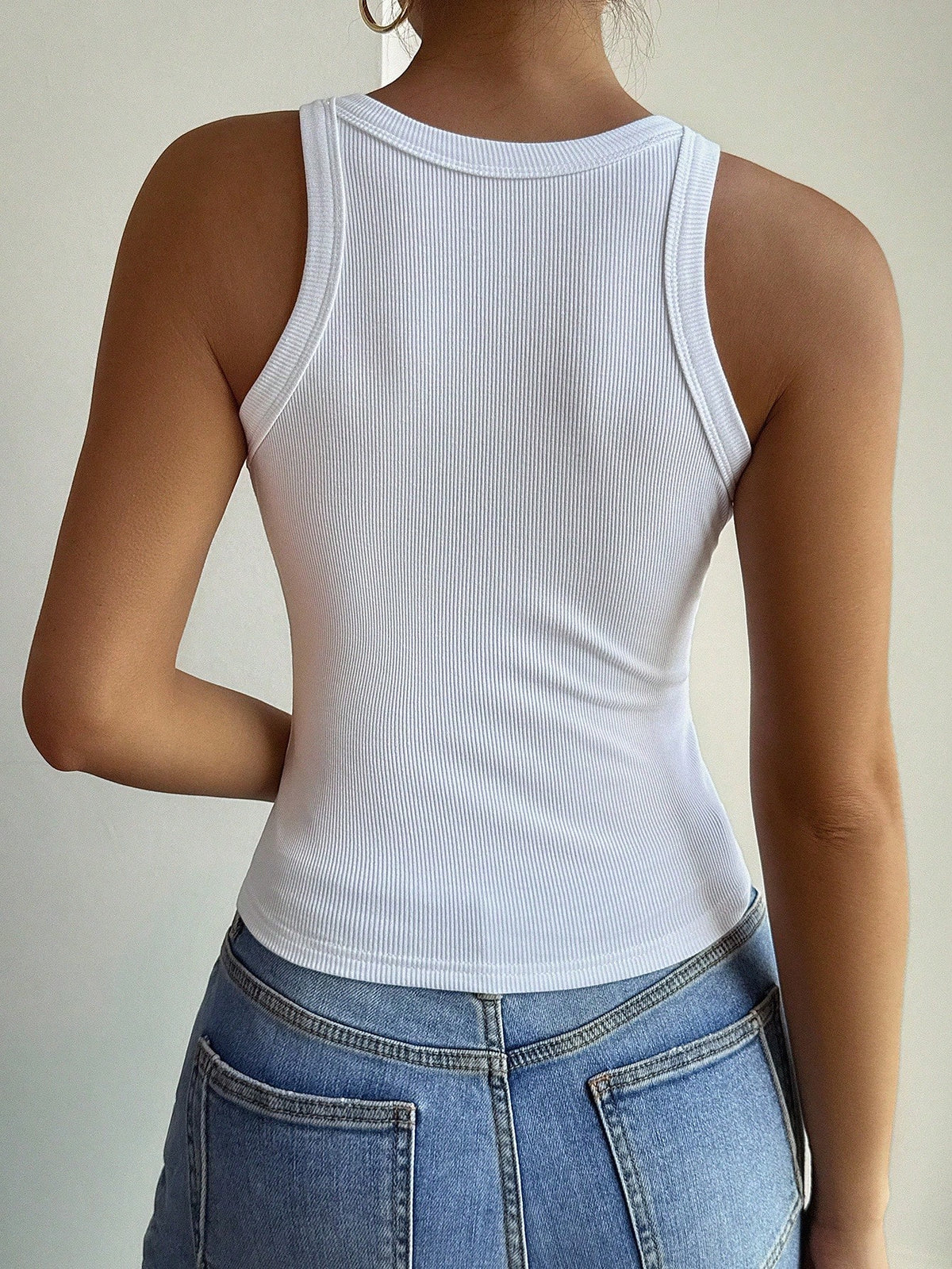 Livesso Autumn Winter Off-Season Slim Fit Elegant Solid Color Women's Vest