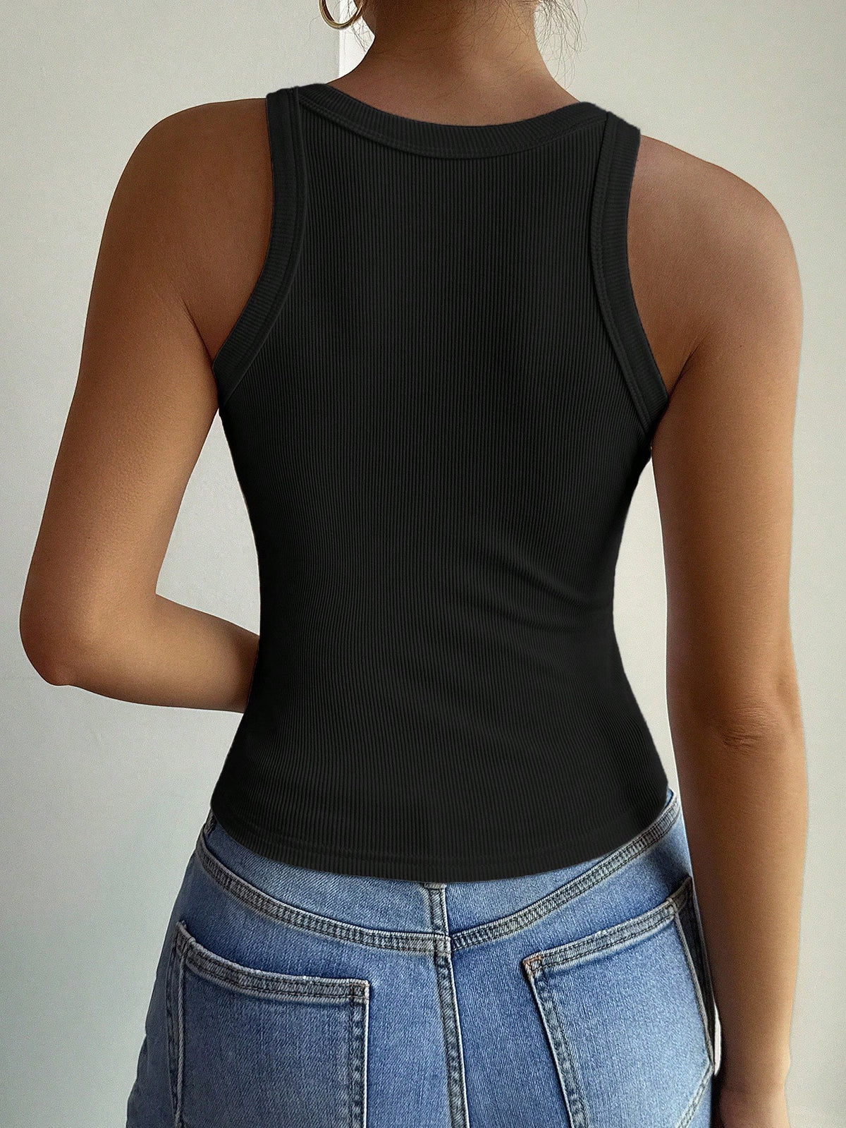 Livesso Autumn Winter Off-Season Slim Fit Elegant Solid Color Women's Vest