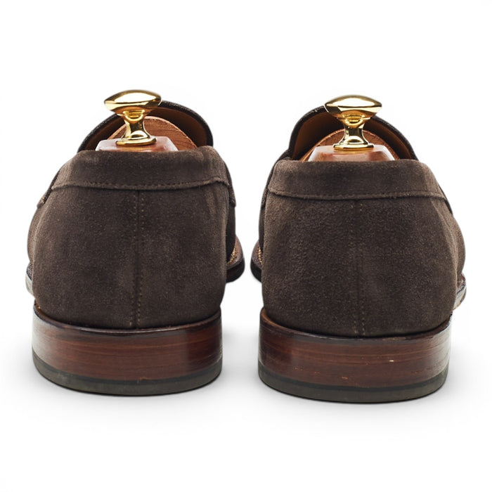 'Lloyd' Taupe Brown Suede Loafers UK 9.5 E