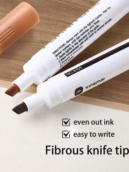 Low Odor Furniture Repair Paint Pen Suitable For Wood And Metal Multi-Color Scratch Repair Kit To Meet Your Needs In Different Scenarios Repair Cabinets, Doors, Sofas, Tables And Chairs, Wooden Cabine