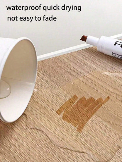 Low Odor Furniture Repair Paint Pen Suitable For Wood And Metal Multi-Color Scratch Repair Kit To Meet Your Needs In Different Scenarios Repair Cabinets, Doors, Sofas, Tables And Chairs, Wooden Cabine