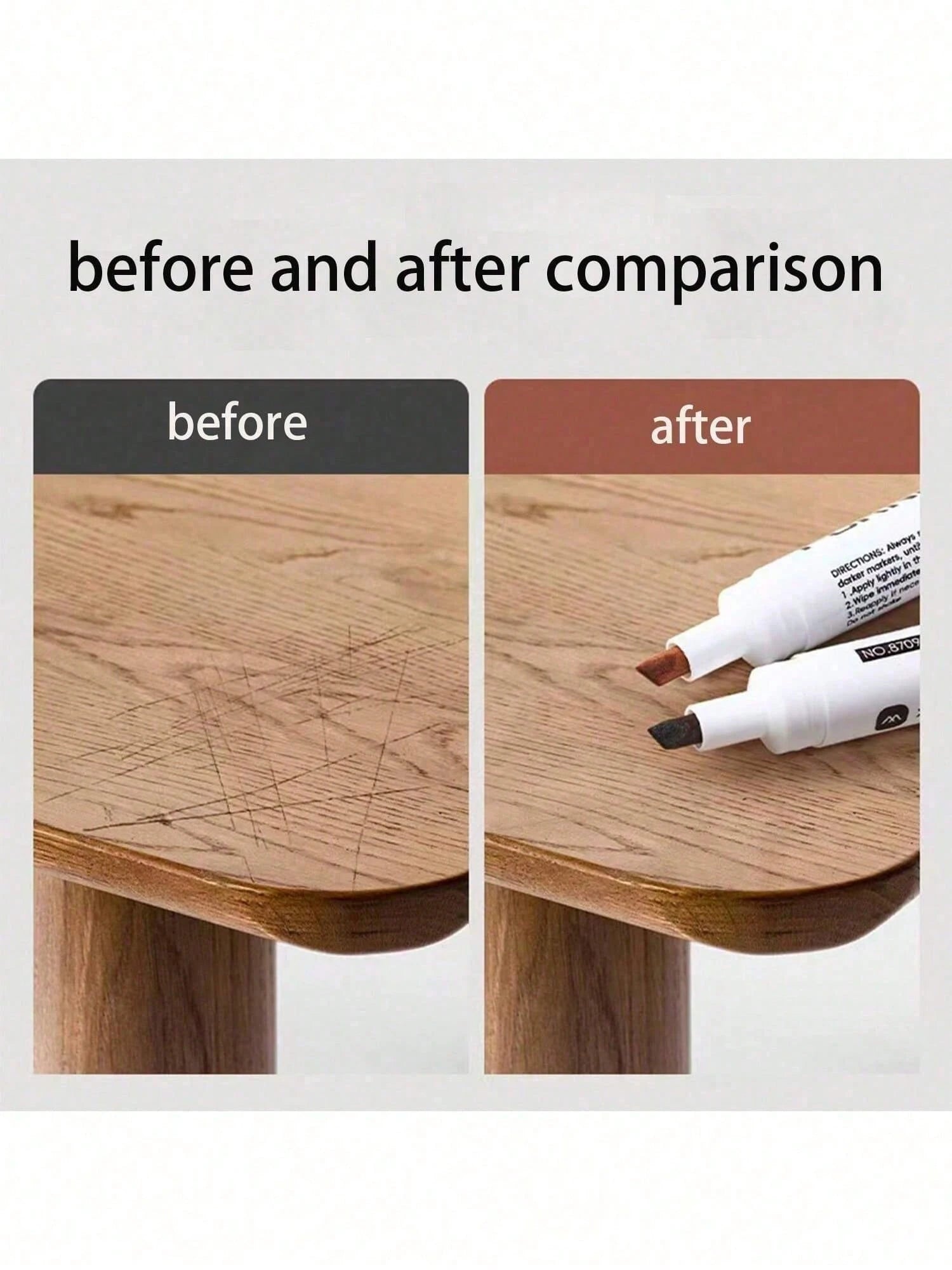 Low Odor Furniture Repair Paint Pen Suitable For Wood And Metal Multi-Color Scratch Repair Kit To Meet Your Needs In Different Scenarios Repair Cabinets, Doors, Sofas, Tables And Chairs, Wooden Cabine