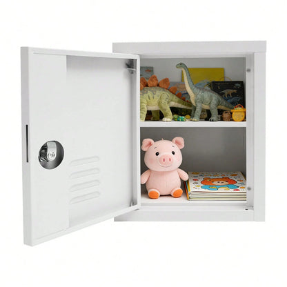 LOYALHEARTDY Storage Cabinet, Lockable Storage Cabinet, Free Standing Small Storage Cabinet
