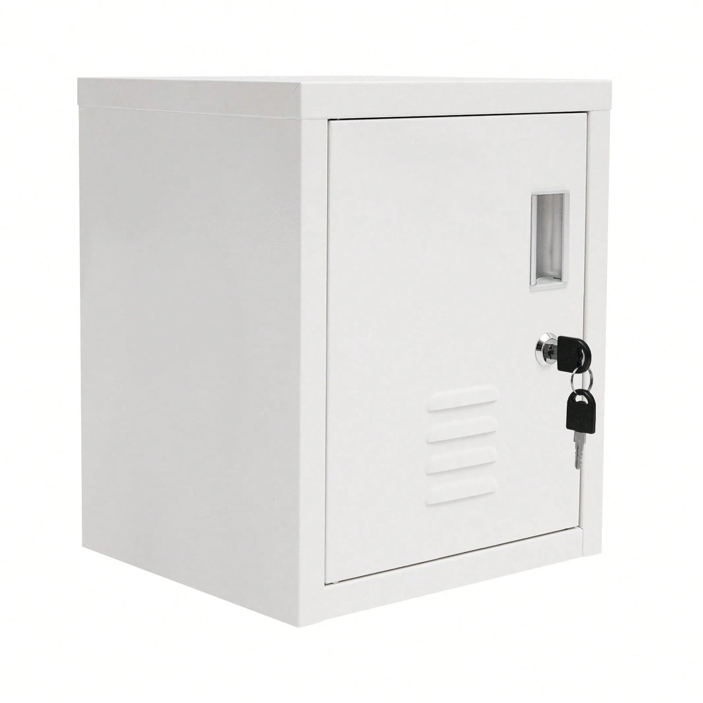LOYALHEARTDY Storage Cabinet, Lockable Storage Cabinet, Free Standing Small Storage Cabinet