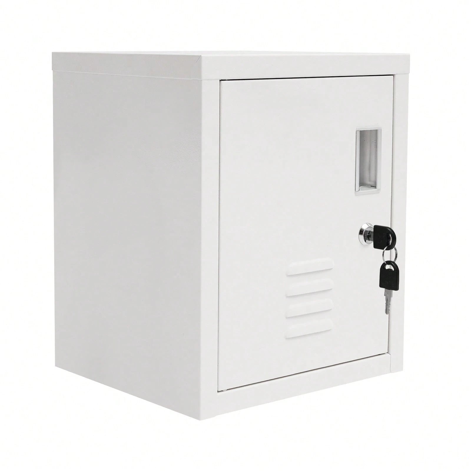 LOYALHEARTDY Storage Cabinet, Lockable Storage Cabinet, Free Standing Small Storage Cabinet