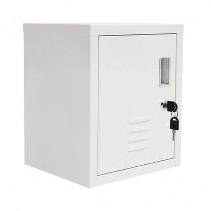 LOYALHEARTDY Storage Cabinet, Lockable Storage Cabinet, Free Standing Small Storage Cabinet