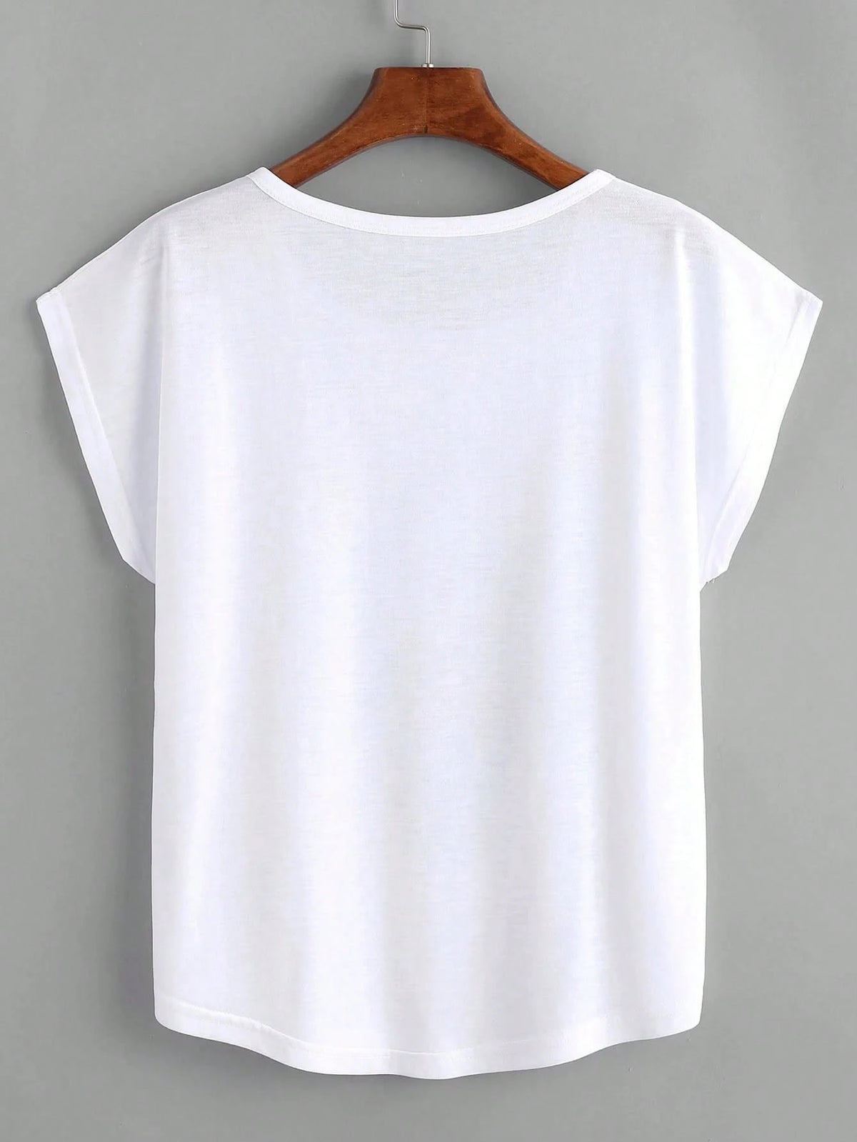 LUNE Butterfly Print Batwing Sleeve Tee Graphic Tees Women Tops