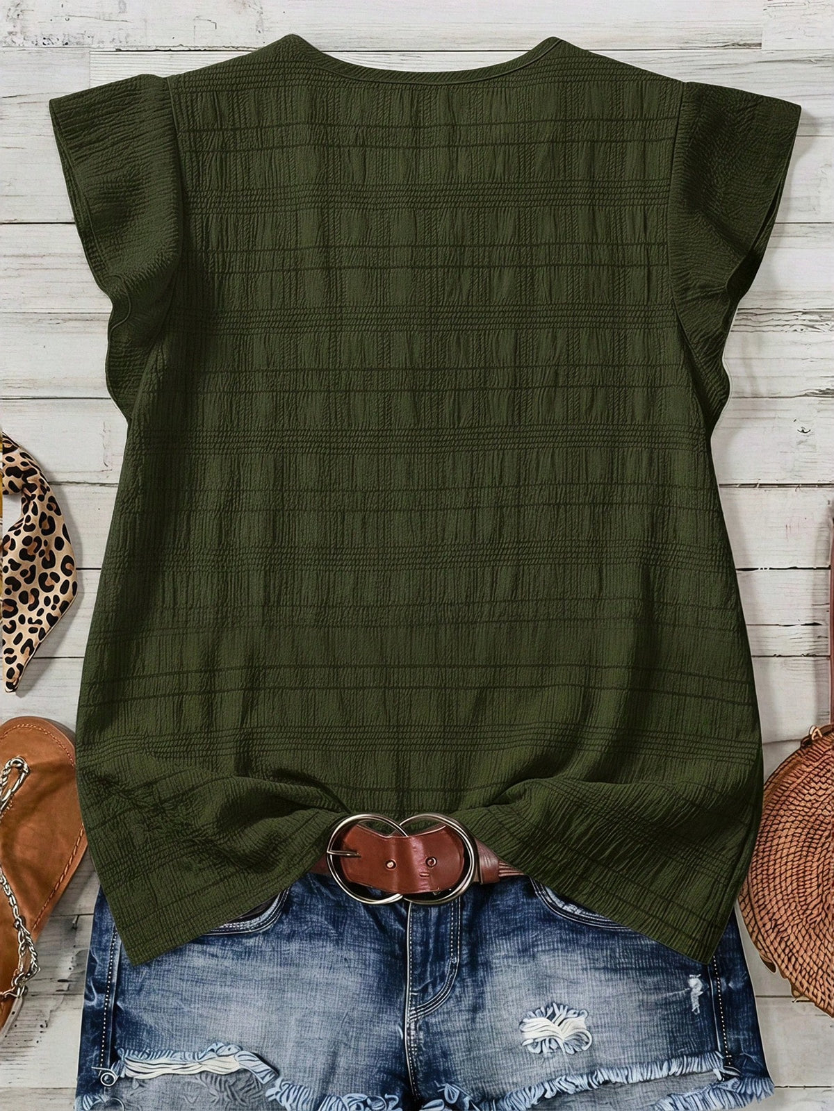 LUNE Women's Casual Blouse, Cap Sleeve, Summer For Ladies, Summer For Women, Country Style For Women