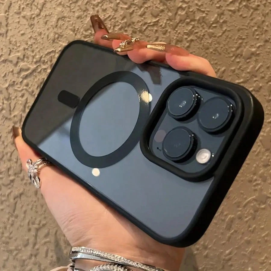 Luxury Candy Wireless Charging Phone Case Compatible With IPhone 17 Pro Max, 16, 15, 14, 13, 12, 11 Mini, 15 Plus, 16 Pro, 17 E, Magnetic Protective Cover