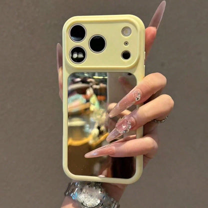 Luxury Electroplated Mirror Camera Protection Phone Case Compatible With IPhone 17 Pro Max 17Pro 17 16 15 14 13 Pro Max 17Air Fashionable Protective Back Cover