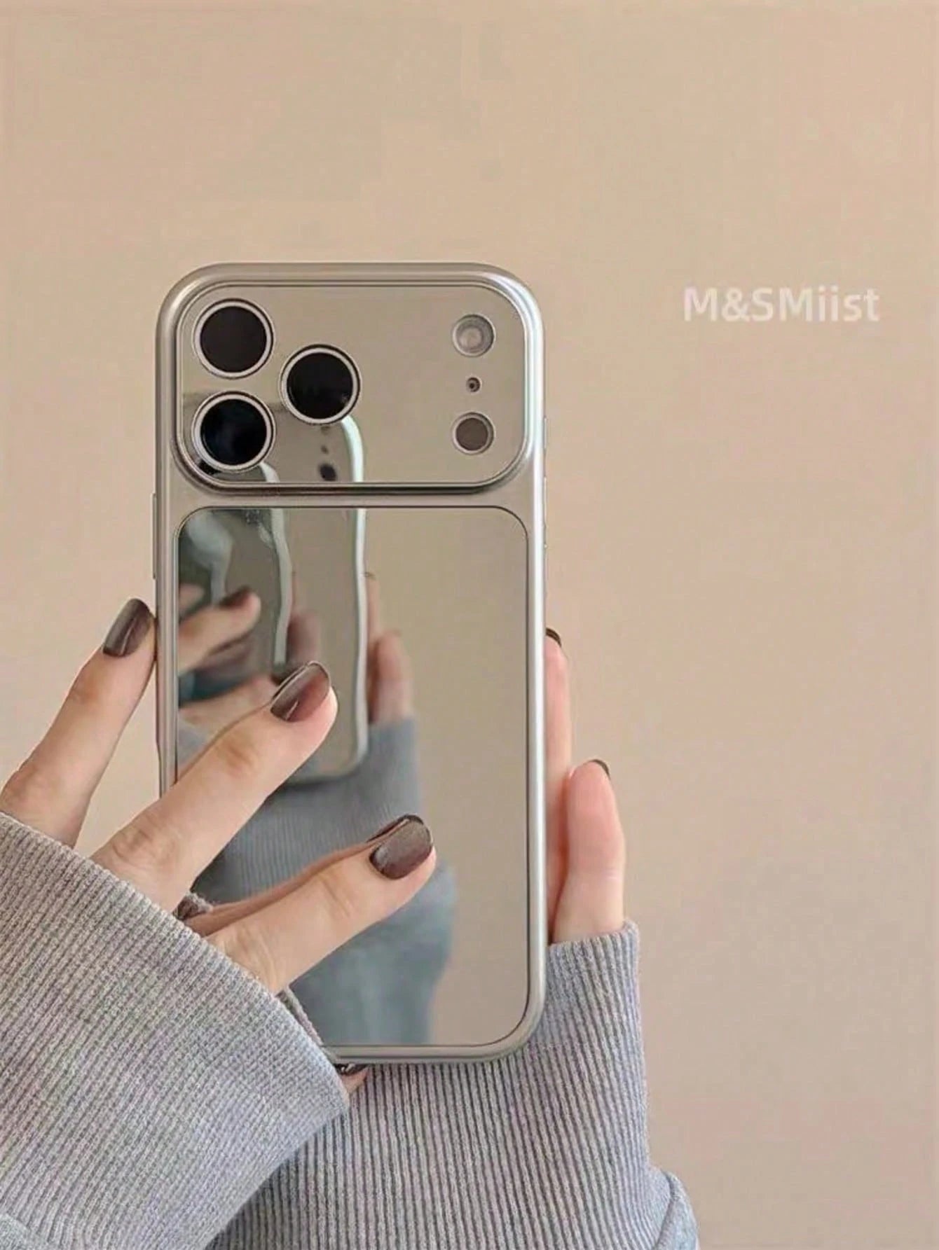 Luxury Electroplated Mirror Camera Protection Phone Case Compatible With IPhone 17 Pro Max 17Pro 17 16 15 14 13 Pro Max 17Air Fashionable Protective Back Cover
