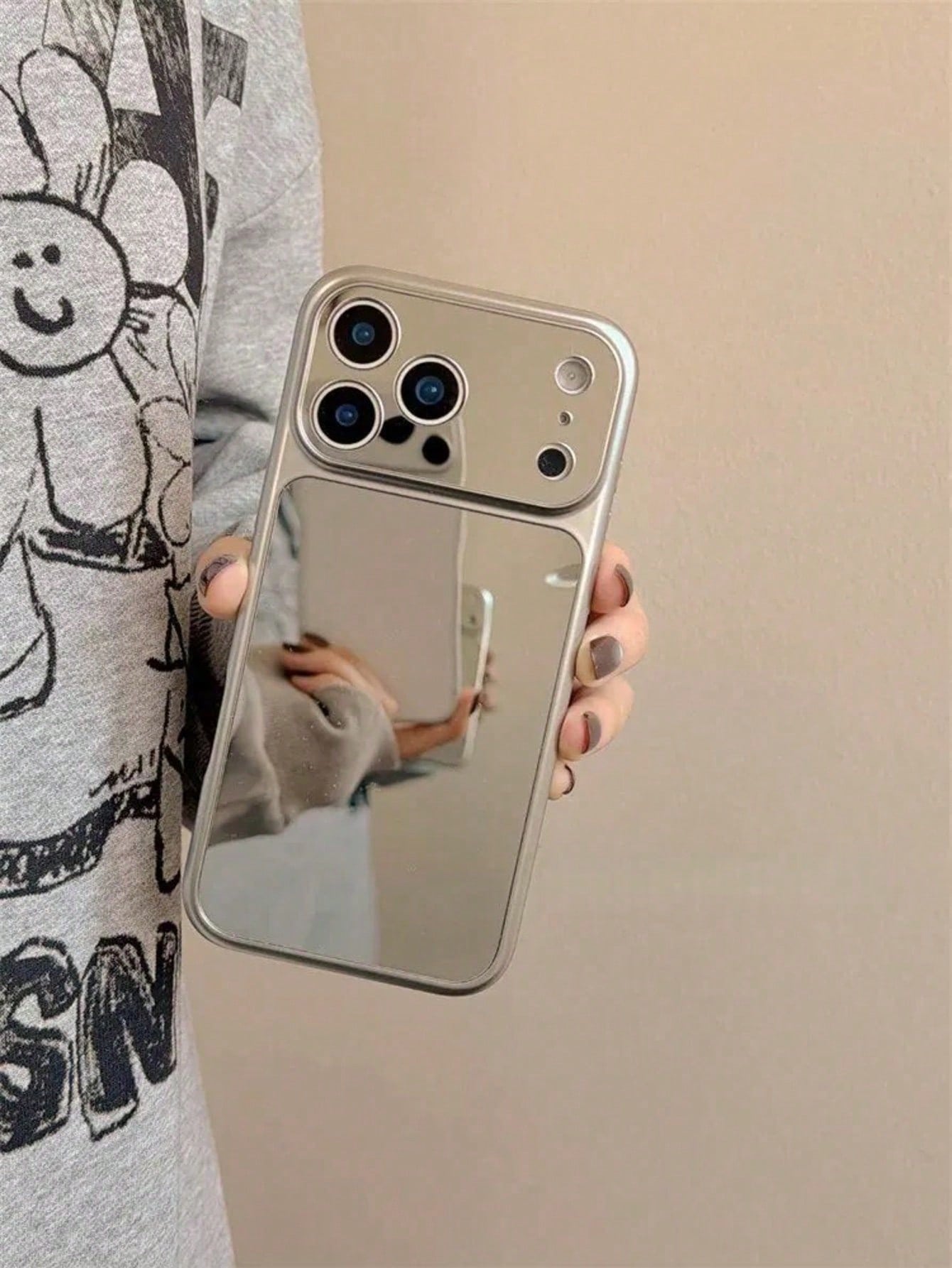 Luxury Electroplated Mirror Camera Protection Phone Case Compatible With IPhone 17 Pro Max 17Pro 17 16 15 14 13 Pro Max 17Air Fashionable Protective Back Cover