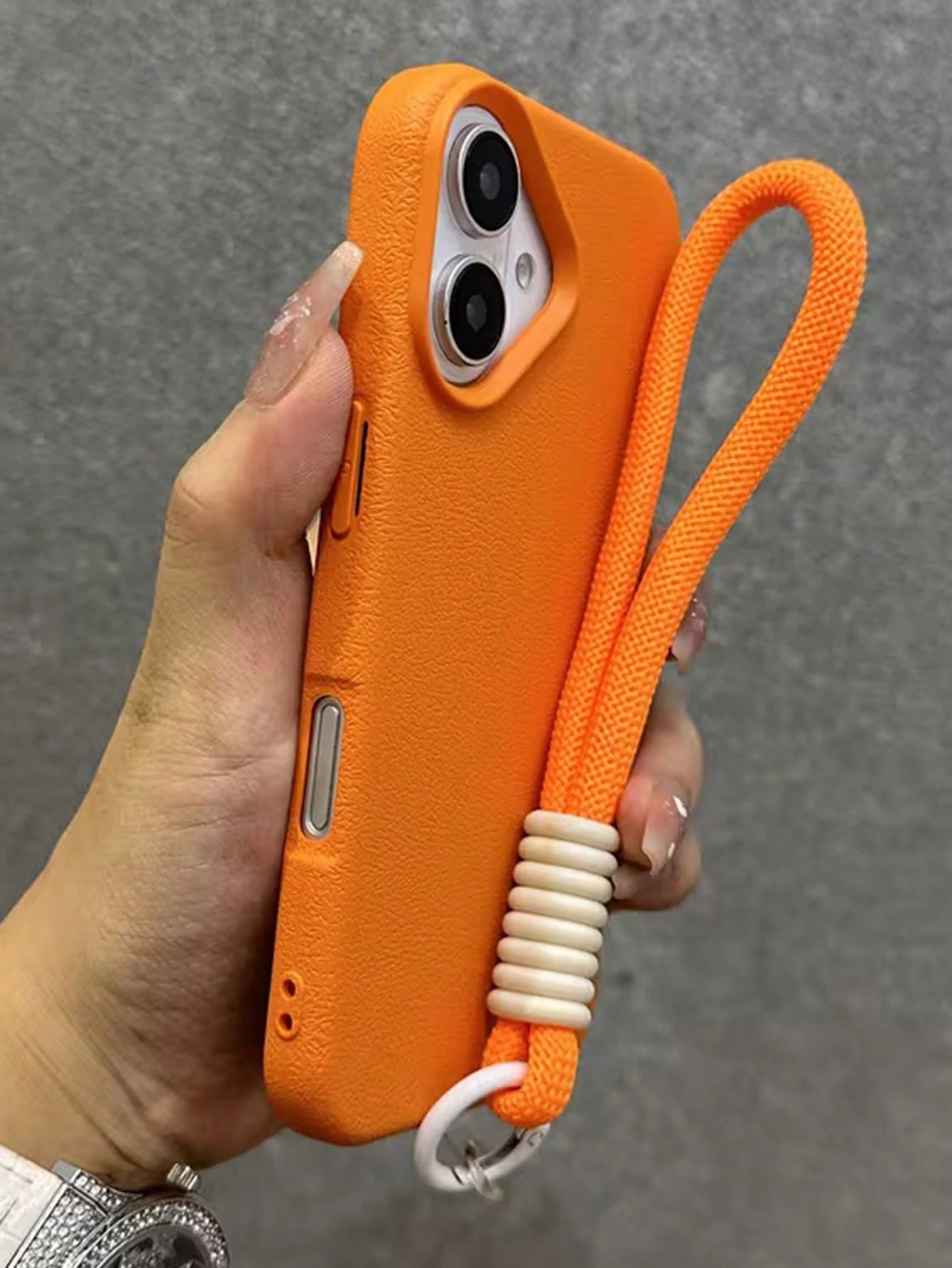 Luxury Solid Color Faux Leather Phone Case Compatible With IPhone 17 Pro Max 17 Pro 17 16 Pro Max 16 Pro 16 15 Pro Max 15 Pro 14 Pro Max 14 Pro 13 Pro Max Full Coverage Protective Back Cover Bring A S