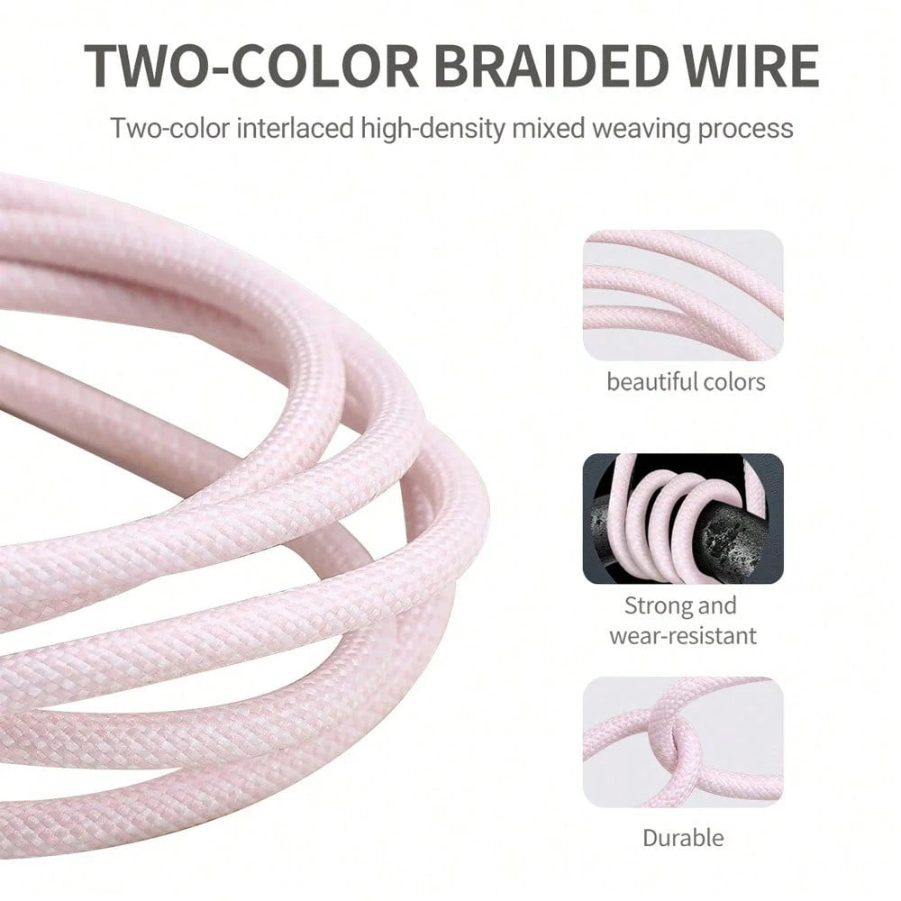 Macaron Color PD 20W Fast Charging Adapter + 3.3ft/100cm High-Efficiency Data Transfer Fast Charging Cable Charger Set Compatible With IPhone 14 Pro Max/14 Pro/14 Plus/14/13/12/11/XS/XR/8/7/6/ Series