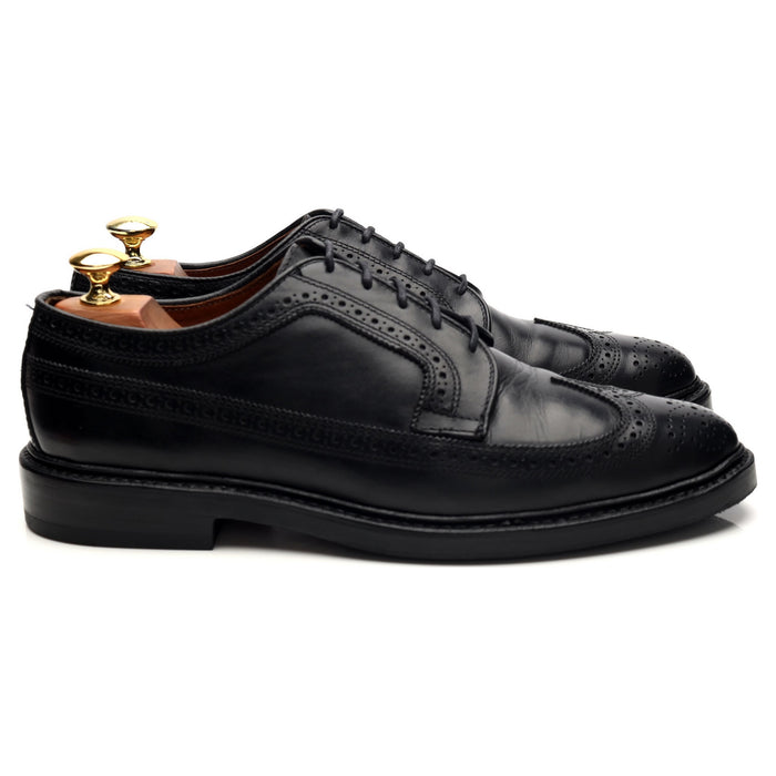 'MacNeil' Black Leather Derby Brogues UK 7.5 US 8.5 E