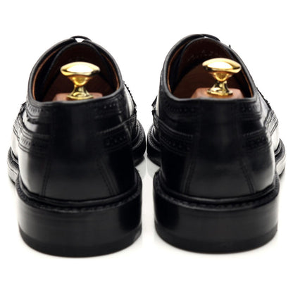 'MacNeil' Black Leather Derby Brogues UK 7.5 US 8.5 E
