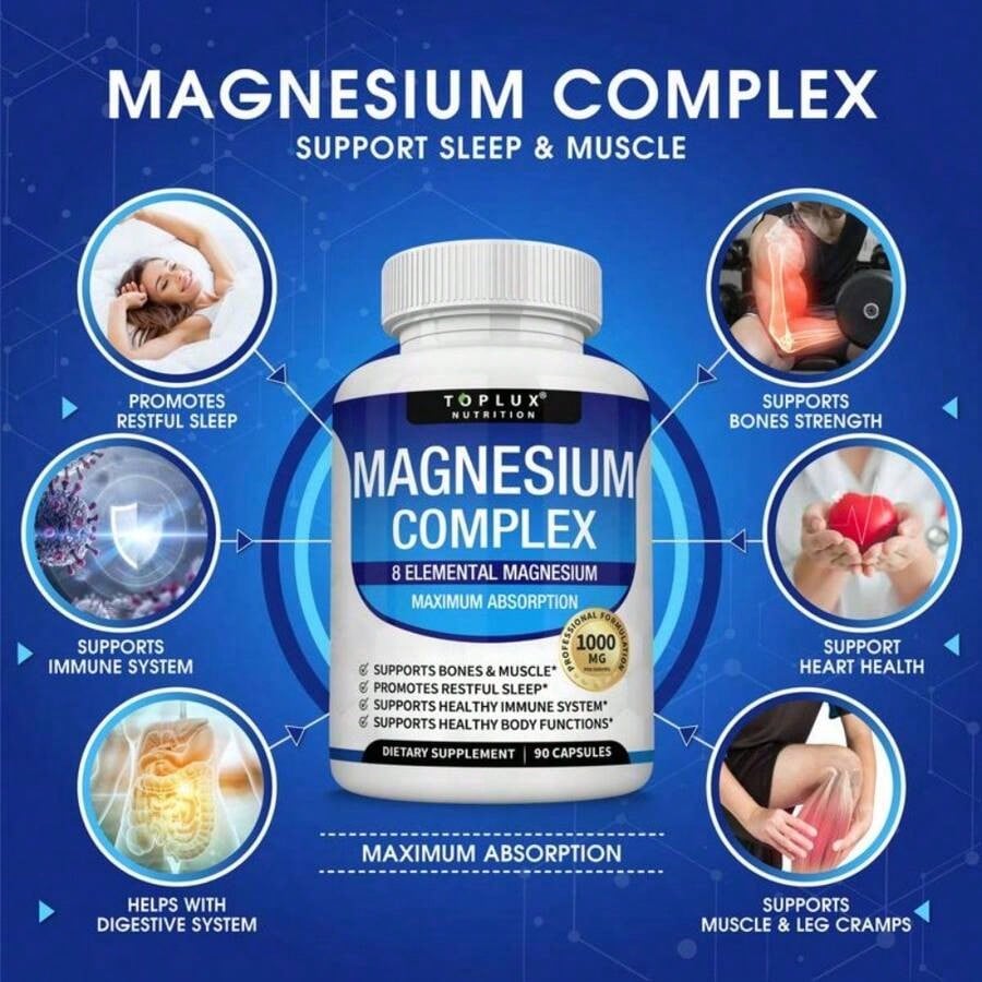 Magnesium Complex 8 Essential Magnesium Supplement Fitness Edible