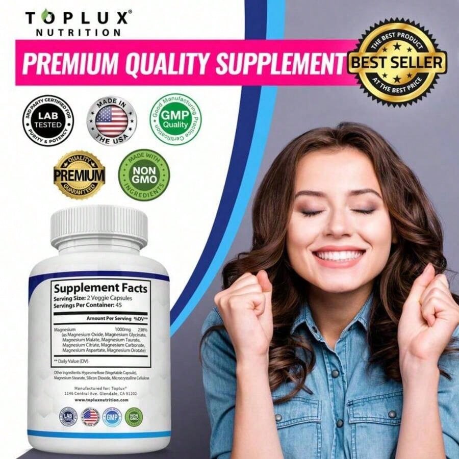 Magnesium Complex 8 Essential Magnesium Supplement Fitness Edible