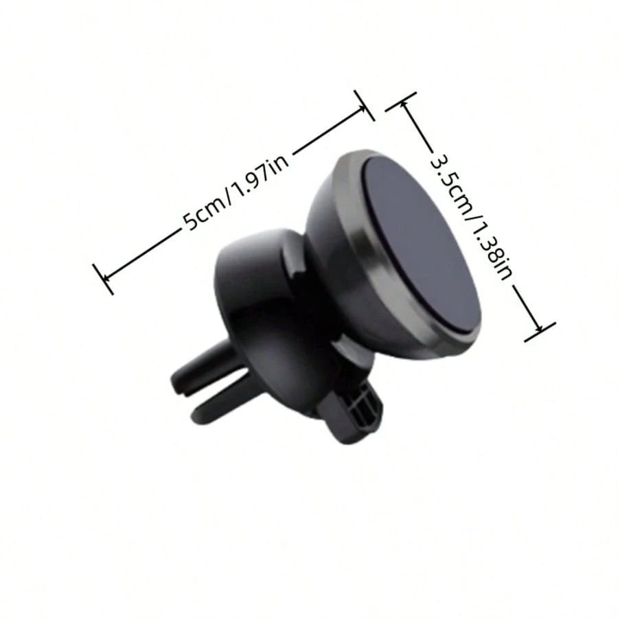 Magnetic Car Phone Holder Clip, Sturdy Grip, Anti-Shake, 360° Rotation, Flexible Viewing Angle, Easy Installation, Suitable For All Phones