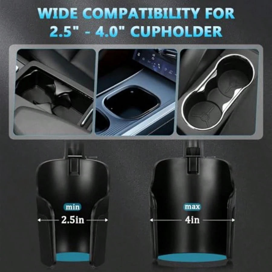 Magnetic Cup Holder Phone Holder For Magsafe, 360 Adjustable Long Gooseneck Powerful N54 Magnet Cell Phone Mount For Car Compatible With IPhone All Smartphones