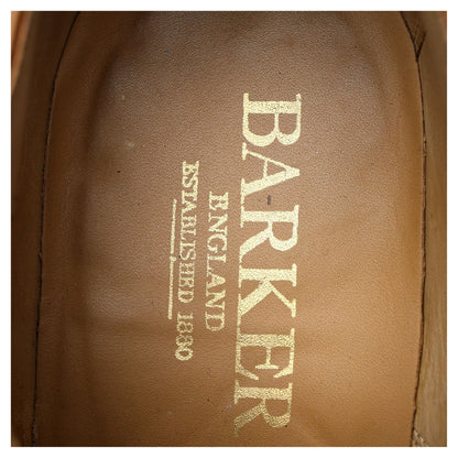 'Malton' Tan Brown Leather Oxford Brogues UK 7 F