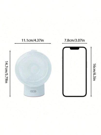 MAMIJOY 2pcs/Set 180ml Wearable Electric Breast Pump, 4 Modes With 12 Adjustable Levels, Low Noise Anti-Leakage Design
