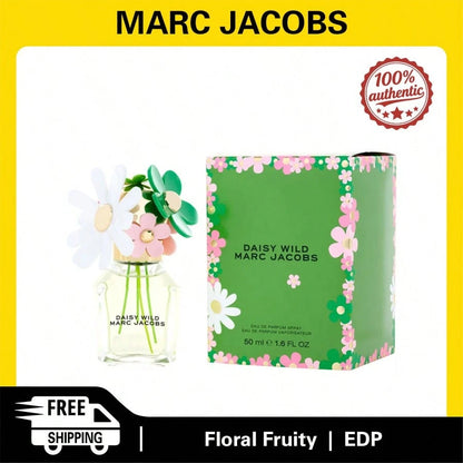 Marc Jacobs Daisy Wild Women Eau De Parfum Spray 50ml/100ml Floral And Fruity Fragrance Women's Perfume Authentic Original Long-Lasting Scent