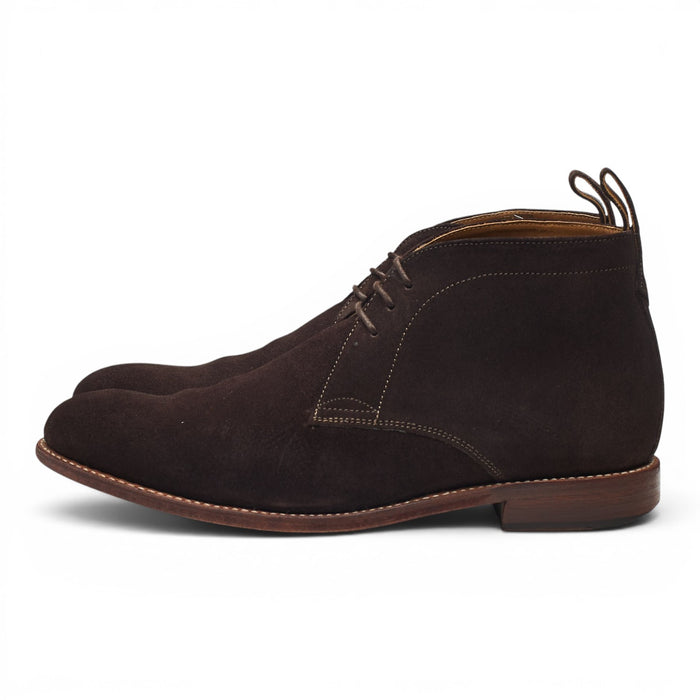 'Marcus' Dark Brown Suede Chukka Boots UK 7 F