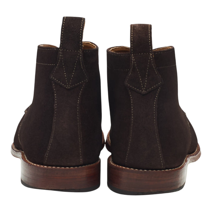 'Marcus' Dark Brown Suede Chukka Boots UK 7 F