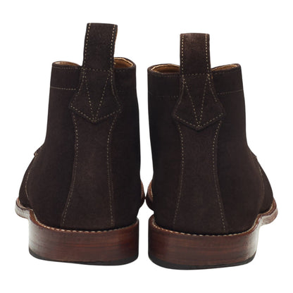 'Marcus' Dark Brown Suede Chukka Boots UK 7 F