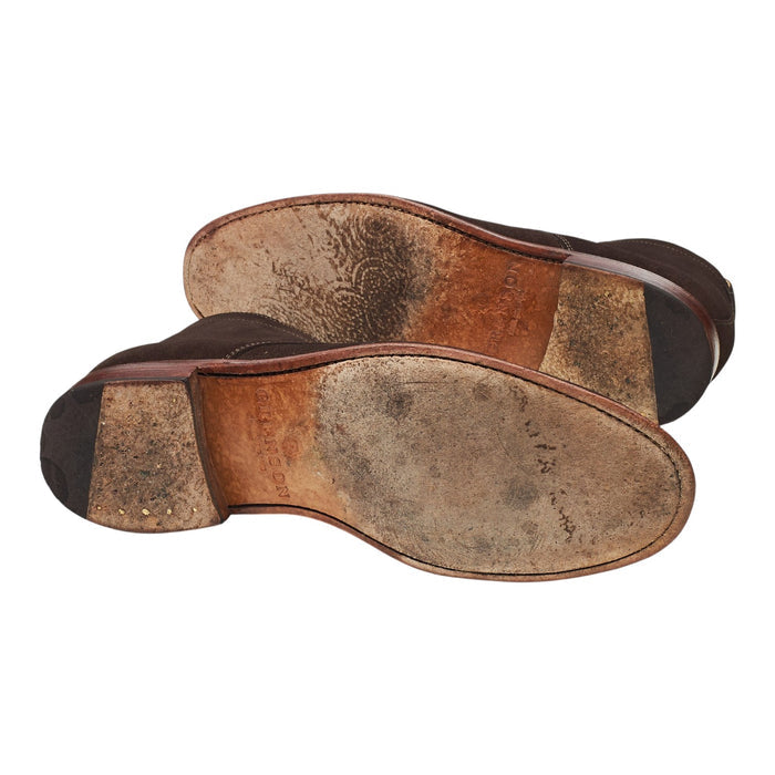 'Marcus' Dark Brown Suede Chukka Boots UK 7 F