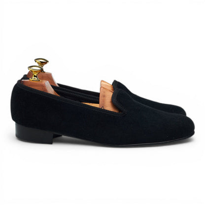 Margaret Howell Women's 'Victoria' Black Velvet Slippers UK 7
