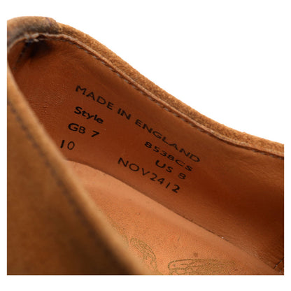 Mark McNairy Sand Brown Suede Derby UK 7