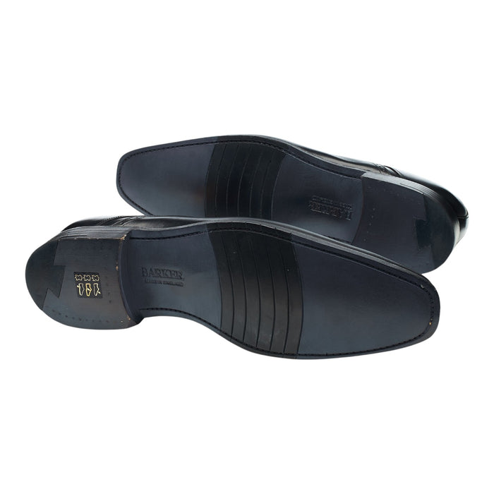 'Matt' Black Leather Derby Brogues UK 9.5 F