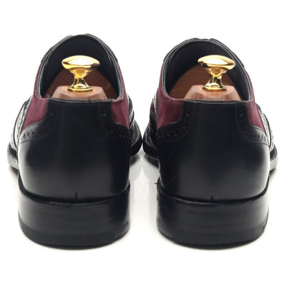 'McClean' Black Leather Brogues UK 8 F