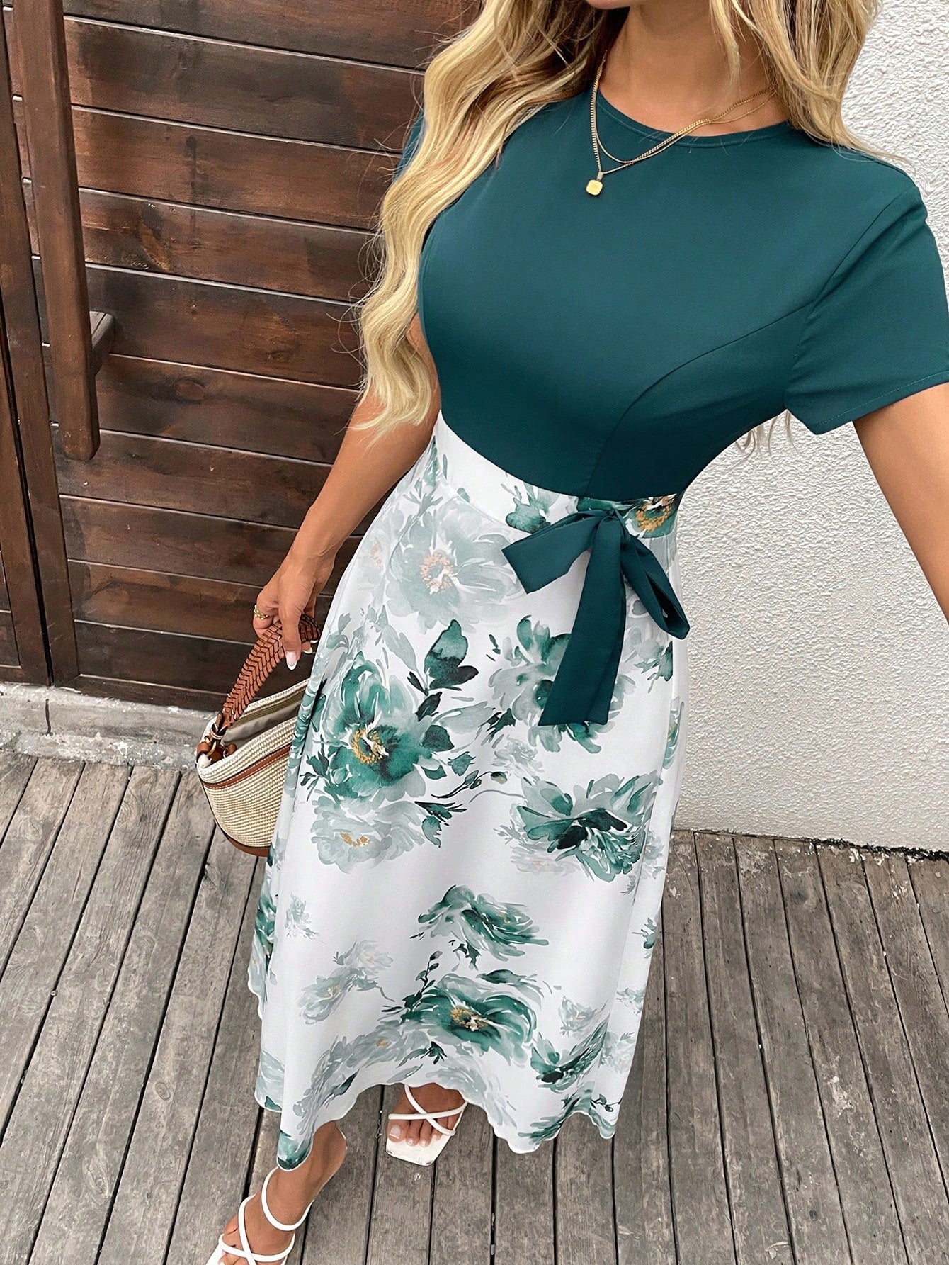 Medorina Women's Maxi Dress Summer Dresses For Women Birthday Elegant Clothes Country Concert Outfit Flowy Modest Classy Outfits Floral Vacation Spring Sunmmer
