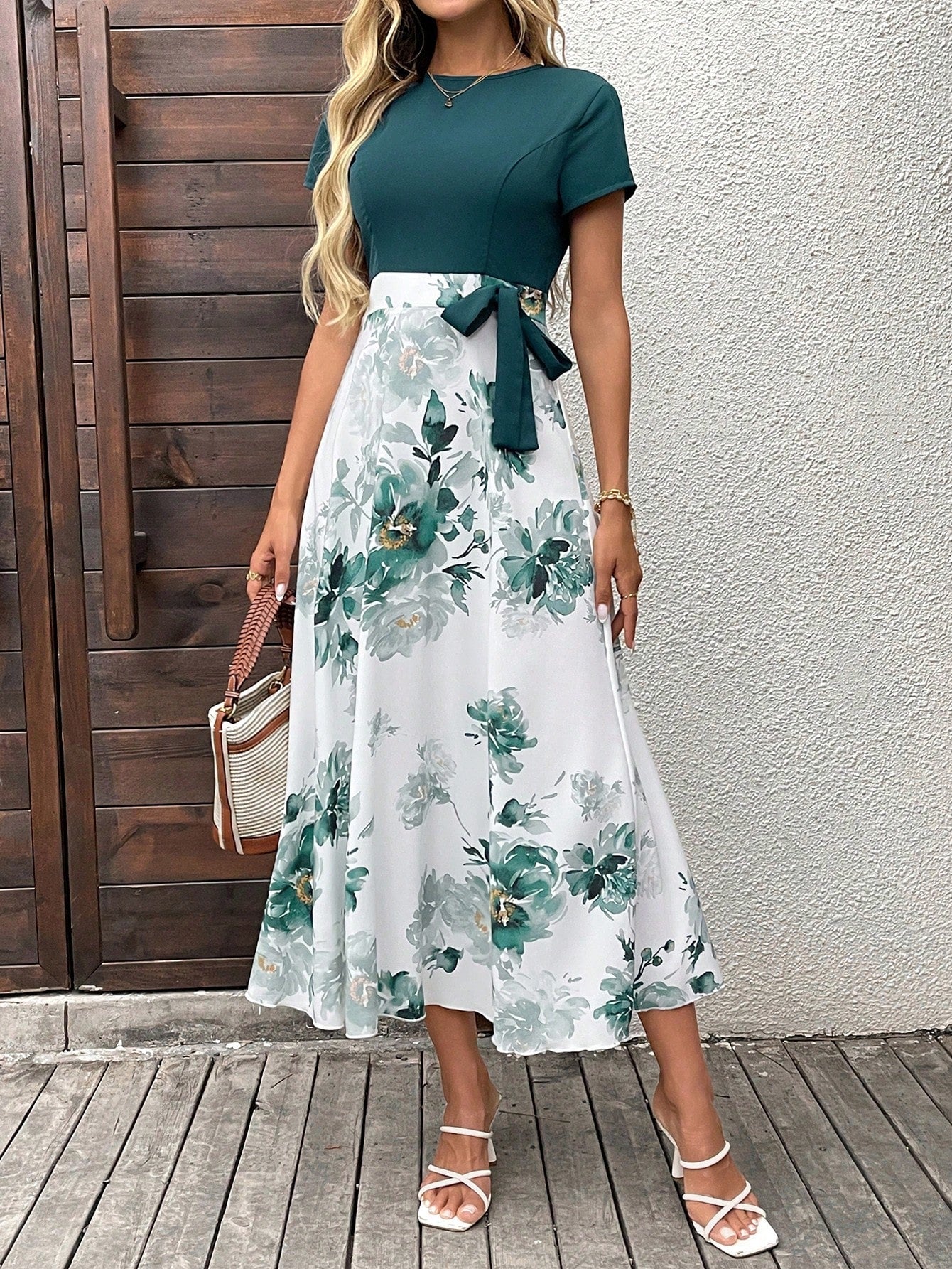 Medorina Women's Maxi Dress Summer Dresses For Women Birthday Elegant Clothes Country Concert Outfit Flowy Modest Classy Outfits Floral Vacation Spring Sunmmer