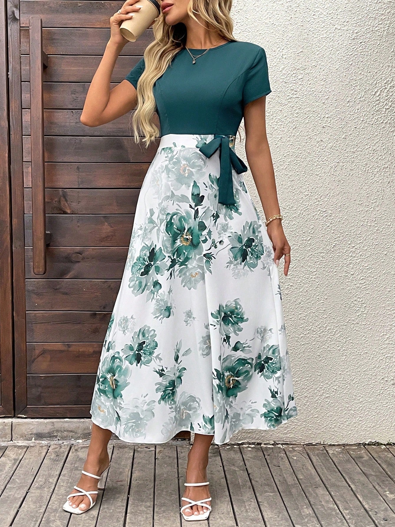 Medorina Women's Maxi Dress Summer Dresses For Women Birthday Elegant Clothes Country Concert Outfit Flowy Modest Classy Outfits Floral Vacation Spring Sunmmer